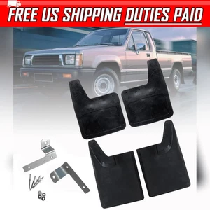 Protector contra salpicaduras guardabarros delantero trasero 87-96 Mitsubishi Mighty Max L200 2x2 + soporte - Imagen 1 de 12