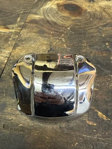 Harley FX Shovelhead/Evolution Headlight Visor Chrome Cover - Picture 1 of 5