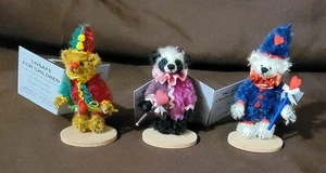 Deb Canham The Jester & Clown Collection Bipp, Boo, Bopp Matching # 313/1000 LE - Picture 1 of 21