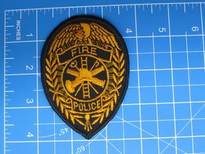 Fire Police shield patch-vintage - Picture 1 of 2