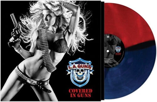 L.A. Guns Covered In Guns (Colored Vinyl, Red & Blue, Bonus Tracks) Records & LP Foto 1 de 1