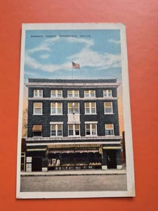 Brookfield, MO.  Templo Masónico - Postal de 1920 - Imagen 1 de 2