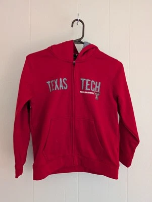 Under Armour Texas Tech Red Raiders Red Full Zip Sweatshirt Hoodie Size Small - Image 1 of 4