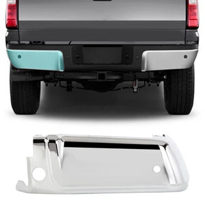 Fits 2008-2016 Ford F250 F350 w/ Park Rear LH Steel Bumper End Cap Left Chrome - Picture 1 of 9