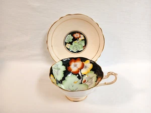 Vintage Paragon Double Royal Warrant Kapuzinerkresse Muster Teetasse & Untertasse RAR - Bild 1 von 22