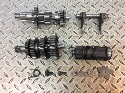 1974 74-76 Honda XR75 XR 75 коробка передач переключение передач вилки барабан - Изображение 1 из 4