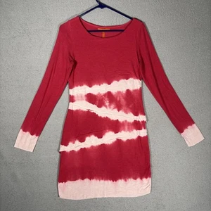 Anama Anthropologie Dress Women’s Size XS Ombré Red Body Con Tie Dye Bohemian - Picture 1 of 16