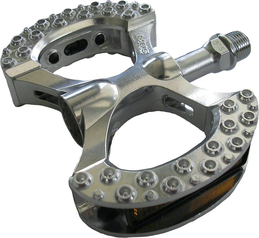 MKS Lambda Pedals - Platform, Aluminum, 9/16", Silver - Image 1 of 1