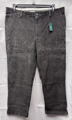 L.L. Bean Stretch Country Corduroy Pants Dark Charcoal Men 38x29 #502835 NWT - Image 1 of 4