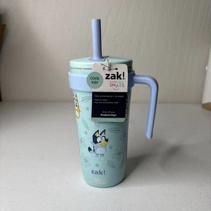 Zak Designs 18 Unzen Bluey Edelstahl Vakuumbecher Blau 14 - Bild 1 von 9