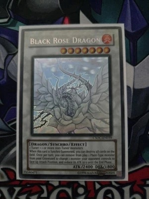 Yu-Gi-Oh! Black Rose Dragon - Ghost Rare - Unlimited - NM - CSOC-EN039 - Image 1 of 3