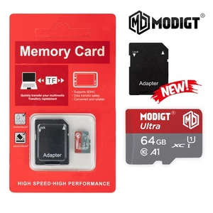 Micro SD Card MODIGT 64G Ultra Class10 Mobile Phone Memory 120MBs Waterproof - Picture 1 of 11