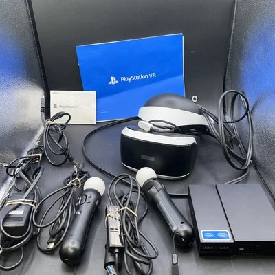 Sony PlayStation CUH-ZVR2 VR Bundle Virtual Reality For PS4 Ps5 Adpter 2  Air Co - Image 1 of 4