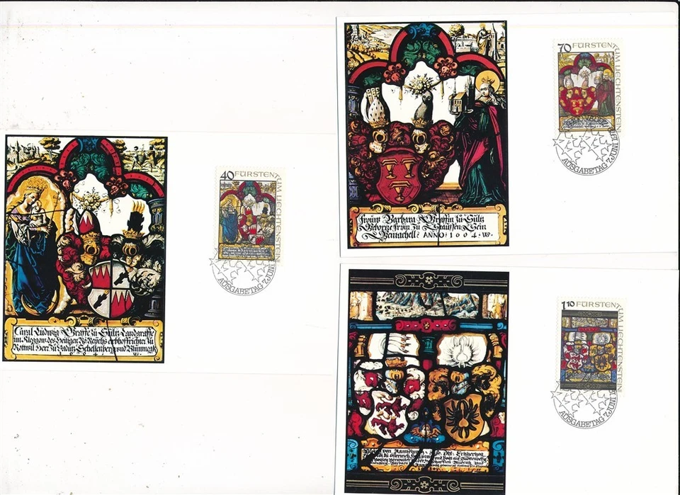 D434149 Liechtenstein Juego de Tarjetas Máximas 1979 Navidad Foto 1 de 1