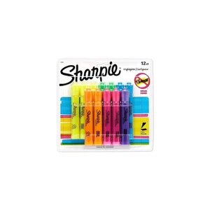 Sharpie Tank Highlighter Chisel Tip Assorted Dozen (25145) - Picture 1 of 8