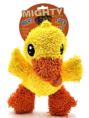 Juguete de peluche Tuffy Mighty Micro Ball Duck Squeaky tirador y agitador para perro 12" Foto 1 de 4