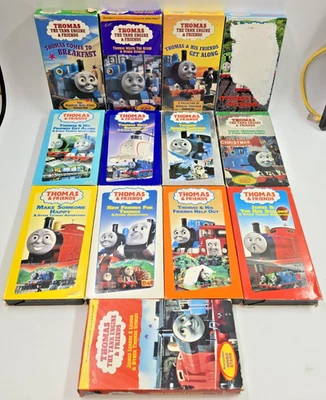 Vintage Lot of 13 Thomas The Tank Engine & Friends VHS Tapes - Image 1 of 4