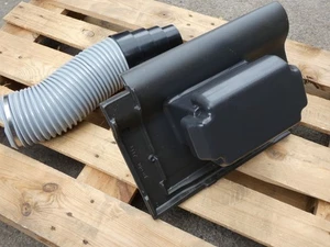 Jacobi J11V Sanitärlüfter Rechteck Tonziegel /PVC altschwarz+ Schlauch - Bild 1 von 4