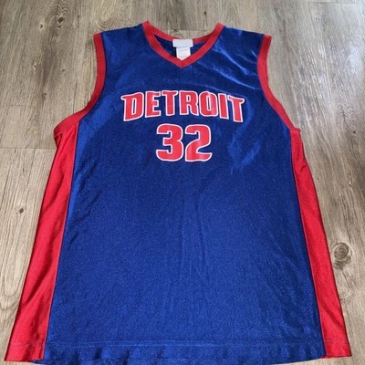 Detroit Pistons Richard "Rip" Hamilton Jersey #32 NBA Men's Size Large Blue 2004 - Image 1 of 4