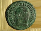 Licinius I AE Follis. 313-314 n. Chr. ALTE RÖMISCHE KAISERMÜNZE, gereinigt