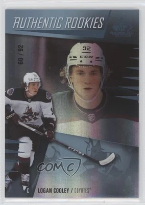 2023 Upper Deck SP Game Used Authentic Rookies /92 Logan Cooley #229 Rookie RC - Image 1 of 2