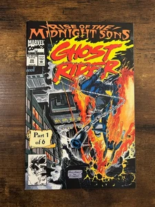 Ghost Rider #28 Marvel Comics (1992) 8,5 Sehr guter Erhaltungszustand + 1. Auftritt Lilith Midnight Sons - Bild 1 von 8