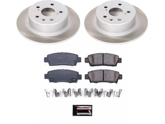 Kit de pastillas de freno trasero y rotor para Toyota Avalon 1995-1999 1996 1997 1998 QN912DJ Foto 1 de 1