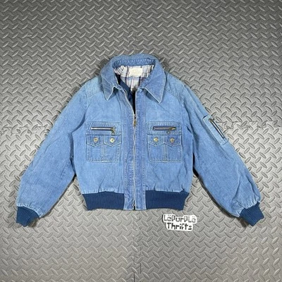 VINTAGE 80s Militaires Equipement Bomber Jacket Youth S (6/7) - Image 1 of 4