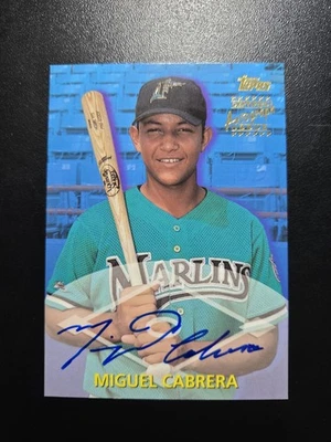 Miguel Cabrera 2000 Topps Traded #TTA40 Auto Autograph RC **Read** - Image 1 of 4