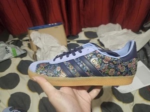 Adidas Gazelle x Liberty London ‘Floral Embroidery’ 💐 UK 6 BRAND NEW 🔥 - Picture 1 of 9