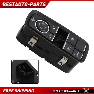 Driver Power Window Switch w/Power Folding For Porsche 911 2012 2013 2014-2015 Foto 1 de 4