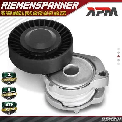 Tensor de correa de polea de sujeción para Ford Mondeo IV Volvo S60 S80 V60 V70 XC60 XC70 - Imagen 1 de 4