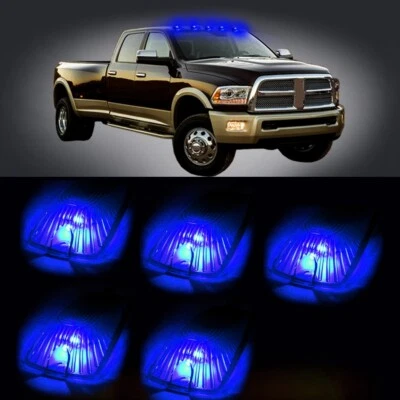 5x Marcador de cabina de lente de humo para 1990-1991 y 1993-1994 y 96-1997 y 00 GMC C3500 5,7 L Foto 1 de 4