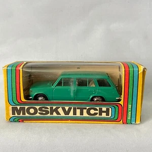 Moskvitch Model BA3-2102 w/Opening Hood and Tailgate 1:43 Scale Vintage in Box - Picture 1 of 15