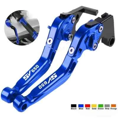 For Suzuki SV650 SV650S CNC Adjustable Folding Extendable Brake Clutch Levers - Imagem 1 de 4