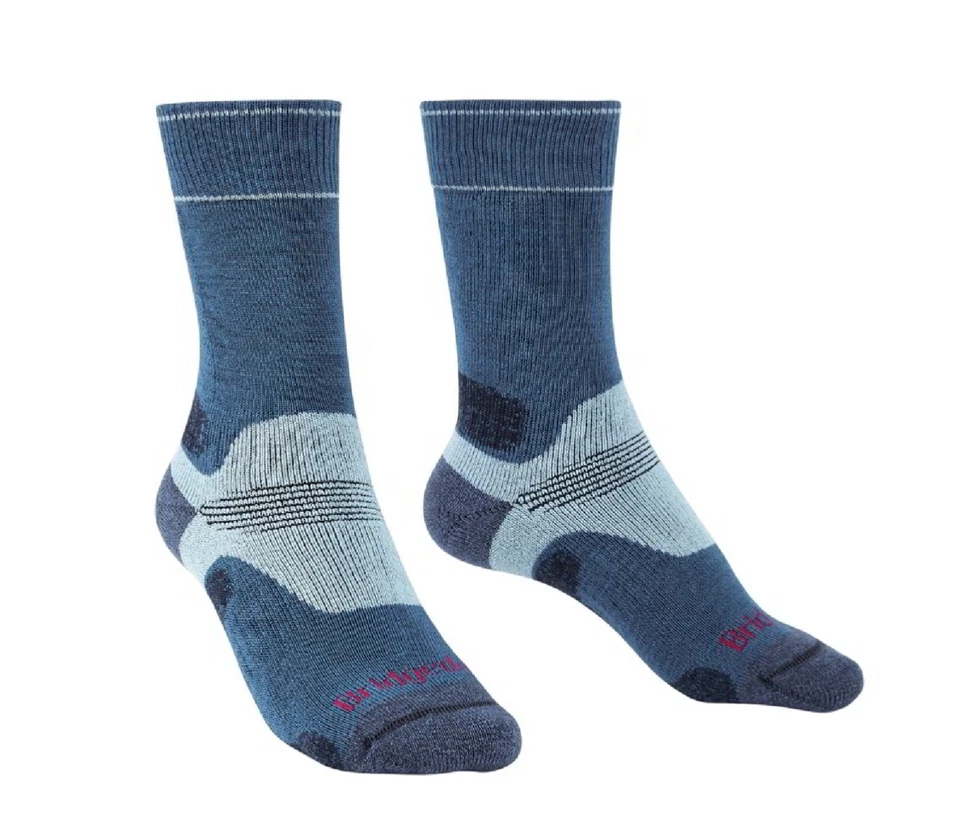 Caminhada Bridgedale Peso Médio Merino Performance Feminina Tamanho P 3-4.5 Azul Céu - Imagem 1 de 1