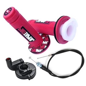 Throttle Cable & Cable Housing Grip & Casing Set for Kawasaki KX85 100  110  125 - Picture 1 of 2