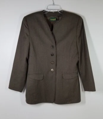 Blazer Geiger of Austria marrón forrado de lana para mujer talla 38/8 Foto 1 de 4