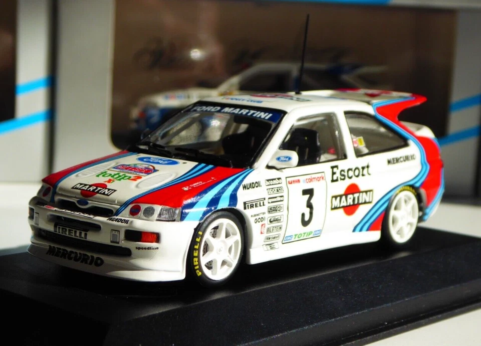 1/43 Minichamps Ford Escort RS Cosworth Martini #3 Winner Mille Miglia 1995 - Immagine 1 di 4