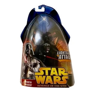 Darth Vader Lightsaber Attack Star Wars Revenge of the Sith Action Figure - Picture 1 of 1