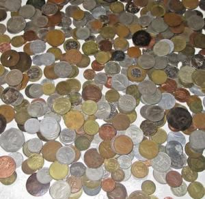 5 libras de MONEDAS EXTRANJERAS DEL MUNDO, lote mixto a granel. ¡Muchos países! Imagen real - Imagen 1 de 19