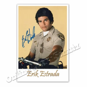 Erik Estrada alias Ponch aus Chips - Autogrammfotokarte - Bild 1 von 1