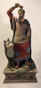 RARE Duncan Royale Calendar Secrets -January- Statute 15" the Roman God "Janus" - Picture 1 of 12