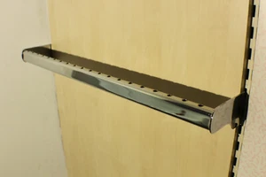  Barra de pared metal barra perforada soporte de mercancías sistema de estanterías Tego 62,3 cm #S012 - Imagen 1 de 7