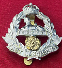 Original East Lancashire Regiment British Military Cap Badge - Bimetal - KC