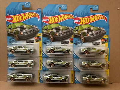 LOTE de 9 x Hot Wheels Walmart #11 Zamac #90 '92 Ford Mustang Zamac ¡Envío gratuito! Foto 1 de 2