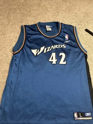 Футболка Reebok NBA Washington Wizards Jerry Stackhouse No42 молодежная большая баскетбольная - Изображение 1 из 4