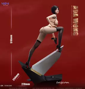 404 Studio Resident Evil Ada Wong statua resina bikini ver.preordine 1/4 H51CM - Foto 1 di 2