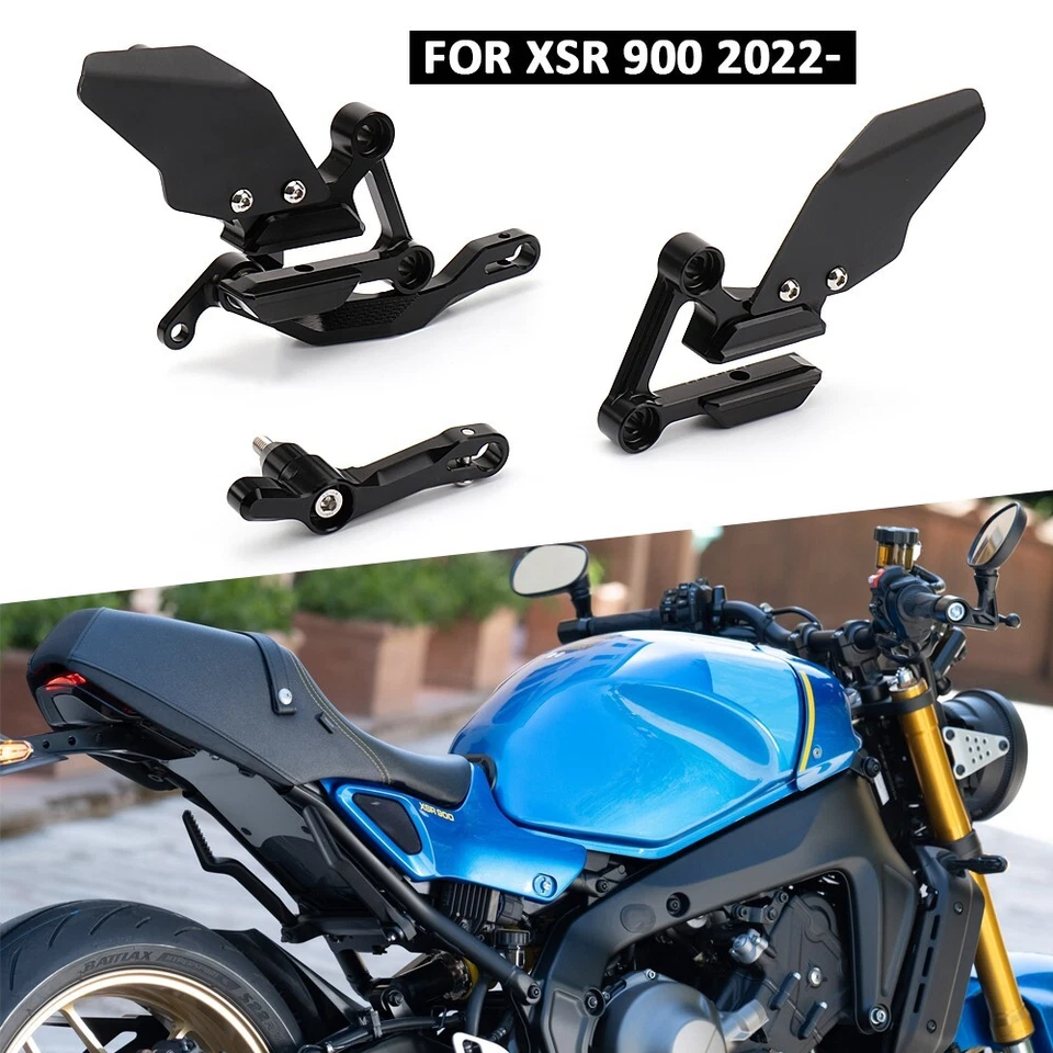 Pedal de elevación ajustable estriberas para moto Yamaha XSR900 2022 23 Foto 1 de 4