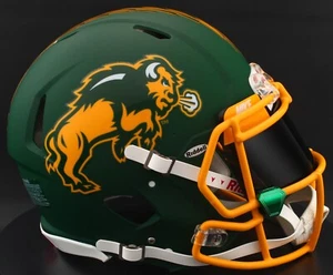 NORTH DAKOTA STATE NDSU BISON Riddell Speed Full Size REPLICA Football Helmet - Picture 1 of 5